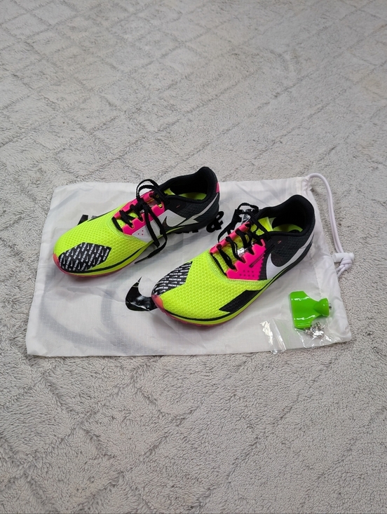 Nike Zoom Rival 6 XC Volt Pink Black  Cross Country Spikes Mens 7.5 DX7999-700 main image 4